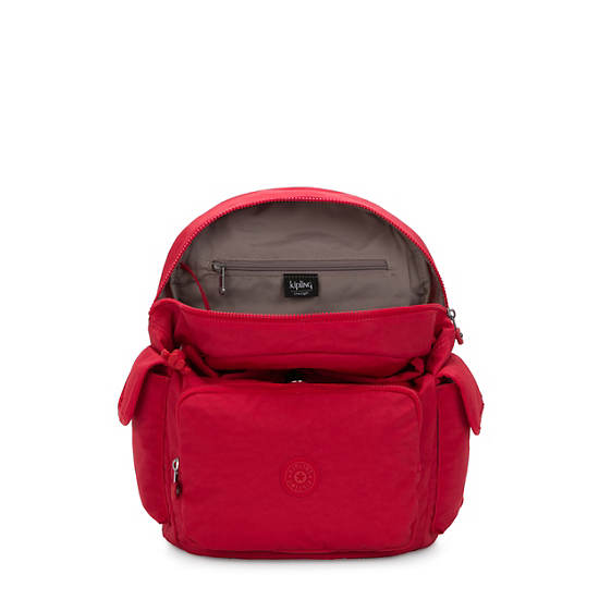 Kipling City Pack Rugzak Rood Donkerrood | BE 1812YX